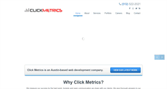 Desktop Screenshot of clickmetrics.com
