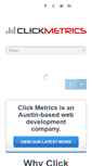 Mobile Screenshot of clickmetrics.com